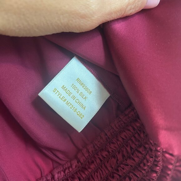 GORGEOUS Matty M Silk Lace Beaded Blouse size XS - Picture 4 of 6